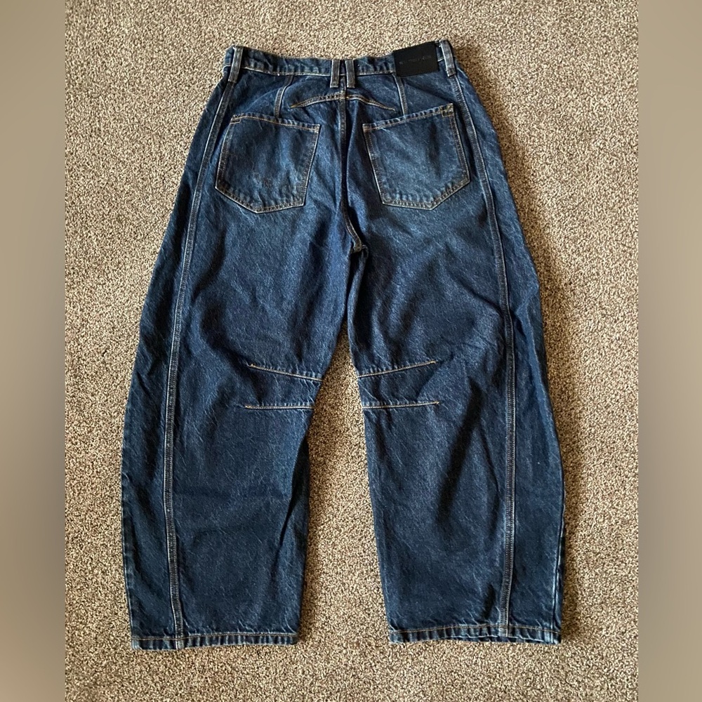 We The Free Good Luck Mid-Rise Barrel Jeans 
(Deep End)
*Brand New Never Worn* - Picture 2 of 7